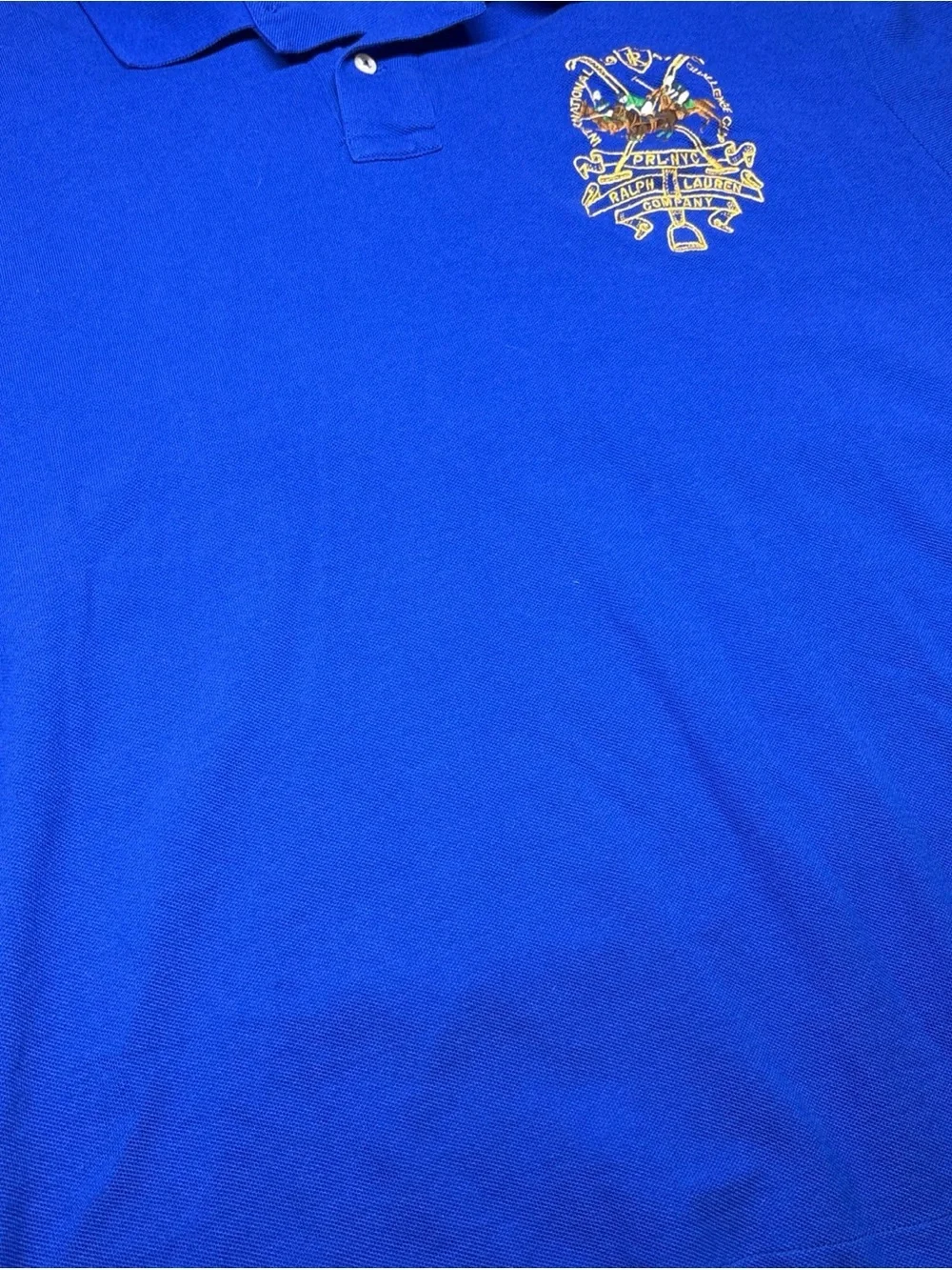 Polo Ralph Lauren #3 PRL NYC International Challenge Sz XXL Mens Polo BIG 3 Pony